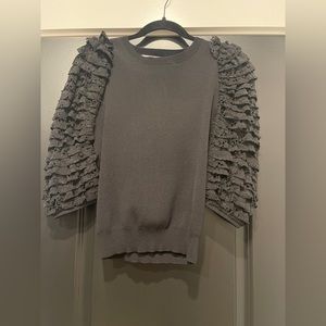 Ruffle sleeve Zara blouse